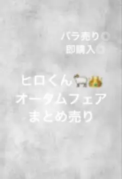 【カラフルピーチ】ヒロくん　 オータムフェア　まとめ売り