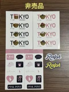 非売品　ラルフローレン ステッカー６枚セット
