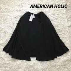 アメリカンホリック　3wayポンチョ風カットプルオーバー ブラック