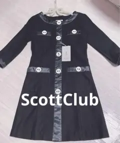 ScottClub (スコットクラブ)コート ワンピース 黒
