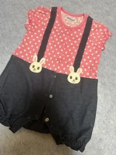 ♡MIKIHOUSE女の子70サイズうさちゃんロンパース