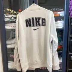 NIKE ロゴジャケット スウェット ライトベージュ