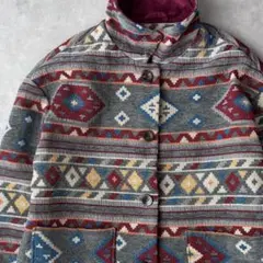 13835 USED ネイティブ柄 ジャケット