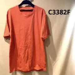 値下げ★UNIQLO☆オレンジ 半袖Tシャツカットソー（C3382F）