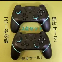 処分!Switch コントローラー 無線 連射Bluetooth接続 2点セット
