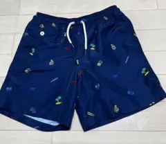 美品。ポロラルフローレン　スイムパンツネイビー140