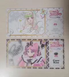 キミとアイドルプリキュア展 キミプリ展 入場特典 キュアズキューン キュアキッス