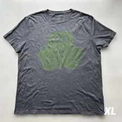 USA古着半袖Tシャツ"Clover♣︎"チャコールグレー XL クローバー レア