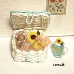 ミニチュアスイーツ　夏のおやつカゴセット