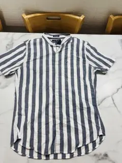 Hollister 半袖シャツ M ストライプ