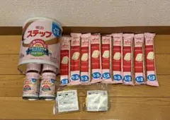 明治ステップ セット（粉ミルク800g+キューブ9本+液体缶2個+アタッチメント
