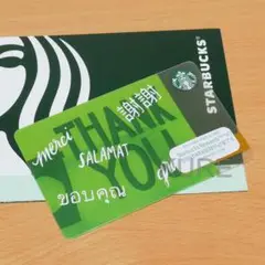 スターバックスカード サンキュー Thank you スタバカード