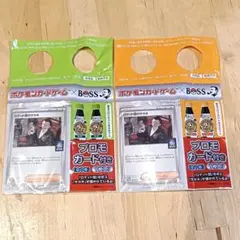 未開封 サントリー BOSS ポケモンカード プロモ ロケット団のサカキ 2枚