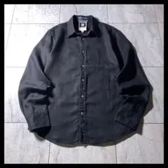 G-STAR RAW ジースターロゥ リネンシャツ ブラック 長袖 M