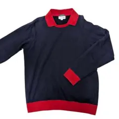 LACOSTE ×AEAMS メンズトレーナー ネイビー/レッドUESD