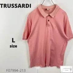 訳あり TRUSSARDI トラサルディ ポロシャツ ワンポイント イタリア製