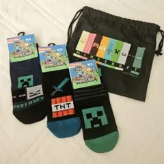 Minecraft　マイクラ　靴下セット