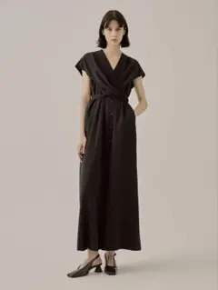 アキラナカ akiranaka Valeria knot panel dress