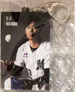 千葉ロッテマリーンズ くじ アクリルキーホルダー 木村優人選手