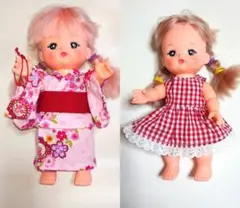 ハンドメイド メルちゃん服 浴衣 ワンピース⑨