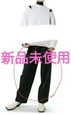 【新品未使用】ルシェルブルー☆ロングパンツ☆ブラック
