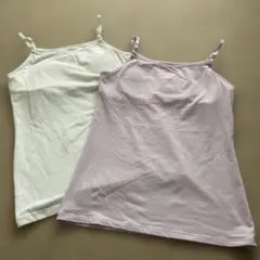 【美品】エアリズム　ブラトップ　150サイズ　2点　ピンク　白