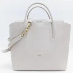 極美品FURLAフルラ ハンドバッグ トートバッグ レザー ピンクベージュ系