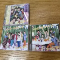 なにわ男子　ハッピーサプライズ　3形態セット