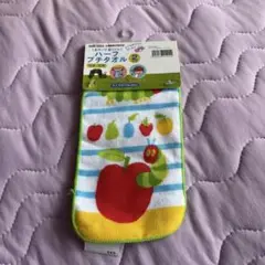 カラフルなりんごと毛虫のミニタオル　はらぺこあおむし