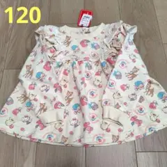 新品・バースデイ　サンリオ　SWIMMER　フリルトレーナー　120