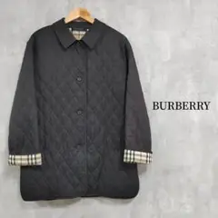 BURBERRY バーバリーロンドン キルティングジャケット 薄手 ブラック M