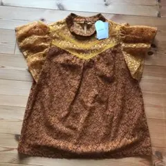 アナトリエ レース 半袖 ブラウス