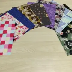 ★A86★ カットクロス/プリント生地/国産/25cm×25cm/10点