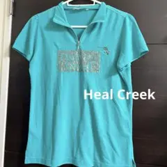 Heal Creekゴルフシャツ　ターコイズブルー　40サイズ