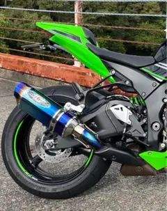 BEET JAPAN 政府認証 ZX10R スリップオンマフラー ブルーチタン m49760062721_1.jpg?1723990345