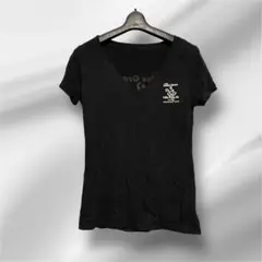 The Coffee Grove VネックTシャツ ブラック