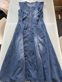 EPOCA ノースリーブデニムロングワンピース