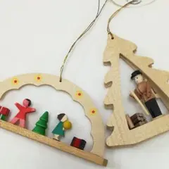 ★ ドイツ製 オーナメント 2個セット