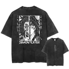 Demon Slayer ダークグレー Tシャツ S,M,L,XLサイズ