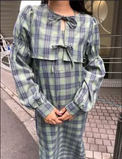 jouetie ブラウスレイヤードワンピース