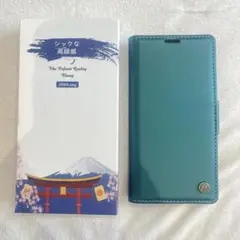 匿名配送✨iPhone 14proケース手帳型 6.1インチ対応（グリーン）