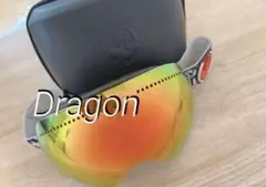 8/17までお値下げDragon ゴーグル オレンジミラー ストライプ