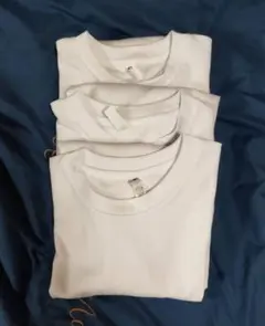 ロンTシャツ Lサイズ 3枚セット(ホワイト)