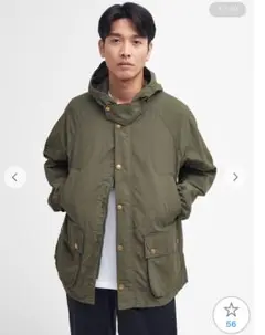 【新品未使用】Barbour ビデイル　ナイロン フード ブルゾン 36