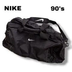 NIKE スポーツバッグ　ボストンバッグ　昭和レトロ　日本製 希少】80年代製 NIKE スクールバッグ スポーツバッグ ボストン