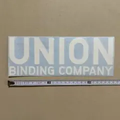 UNION UBCダイカットステッカー10インチWHTカラー新品未使用