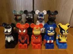 マーベル MARVEL クレベリンコラボ ベアブリックコンプ 9個セット