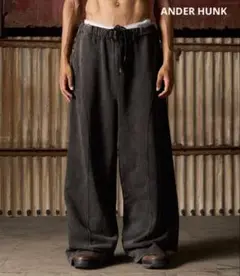 ANDER HUNKオーバーダイバギースウェットパンツ