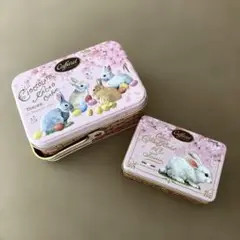 Caffarel カファレル うさぎデザイン 空き缶セット