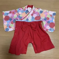 ベビー　袴ロンパース　60サイズ